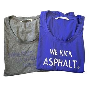 Athleta Set 2 Running T-shirts